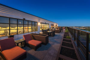 arrow lofts rooftop lounge