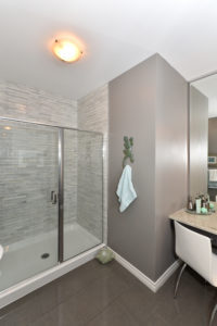 Photo of a glass shower bathroom at Foxfield Way