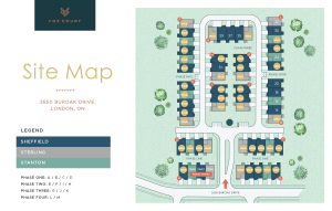 Site plan for Fox Court.